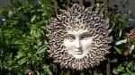 Slunce ffancouzké,nástěnná keramická dekorace